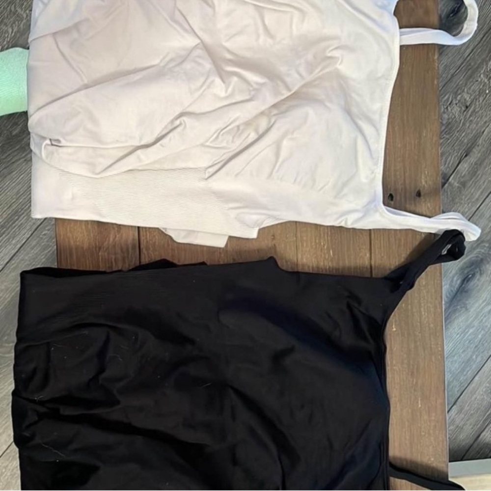 BLANQI Everyday White AND Black Maternity Support Tanks